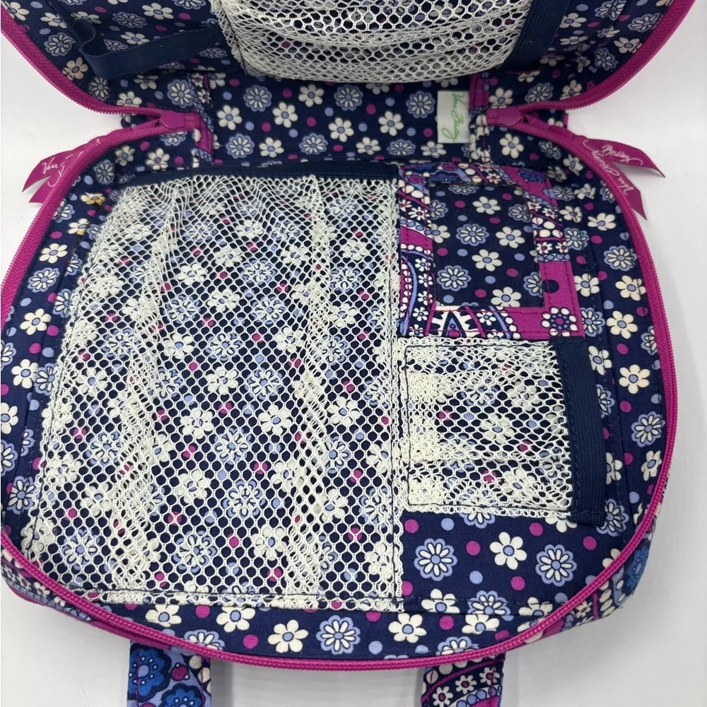 Vera Bradley Floral Paisley Cosmetic Bag in Pink and Blue